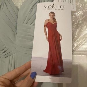 MORILLE Bridesmaid dress -Sea Glass -Size 4 BNWT